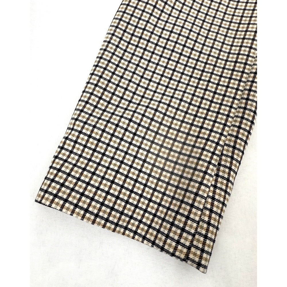 Vince Camuto Plaid Blazer Brown Black Cream Stretch Knit Lined Womens Size XXL - Picture 9 of 12